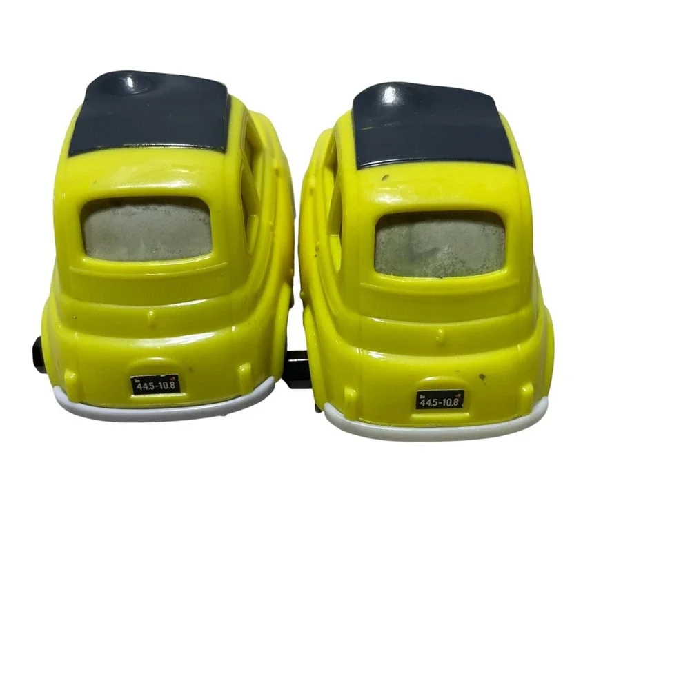 Disney Pixar Cars‎ Luigi Mini Racer Fiat 500 Yellow Italian Vintage (2)